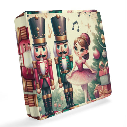 Christmas Nutcrackers Couch Outdoor Cover-25&quot;x25&quot;x4&quot;/64x64x10cm