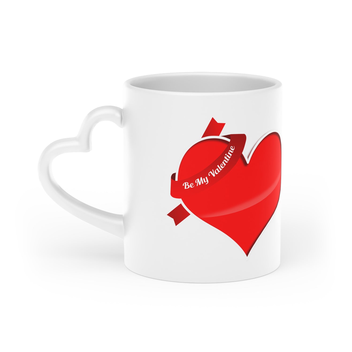 Heart-Shaped Mug Be my valentine