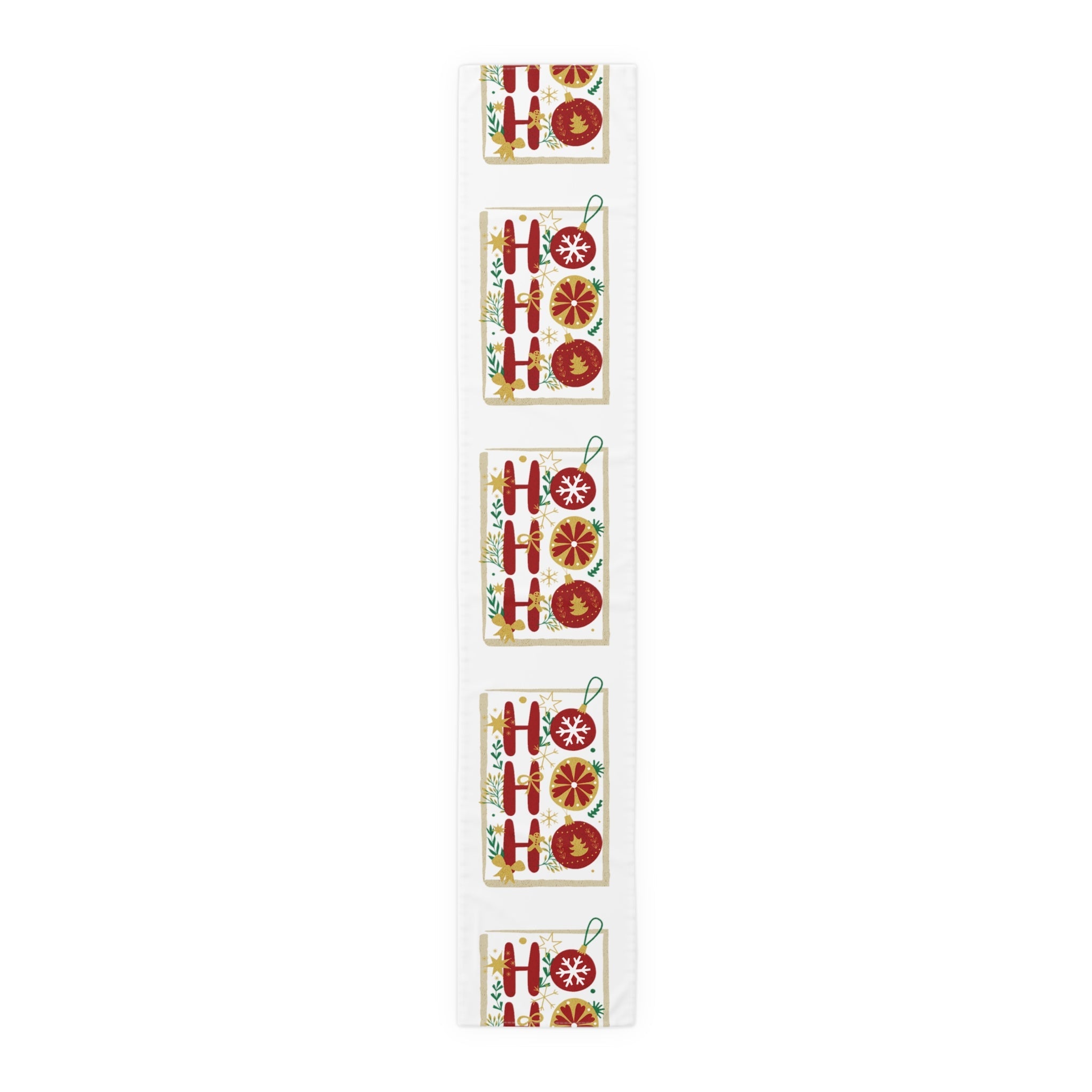 Table Runner (Cotton, Poly)Ho ho Christmas decoration