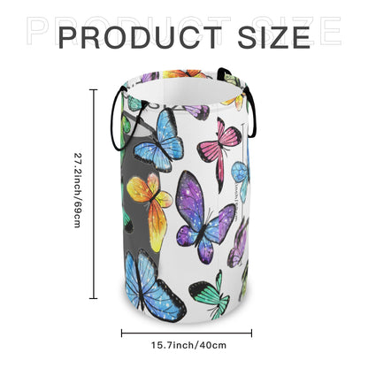 Large Capacity Foldable Laundry Basket Butterflies