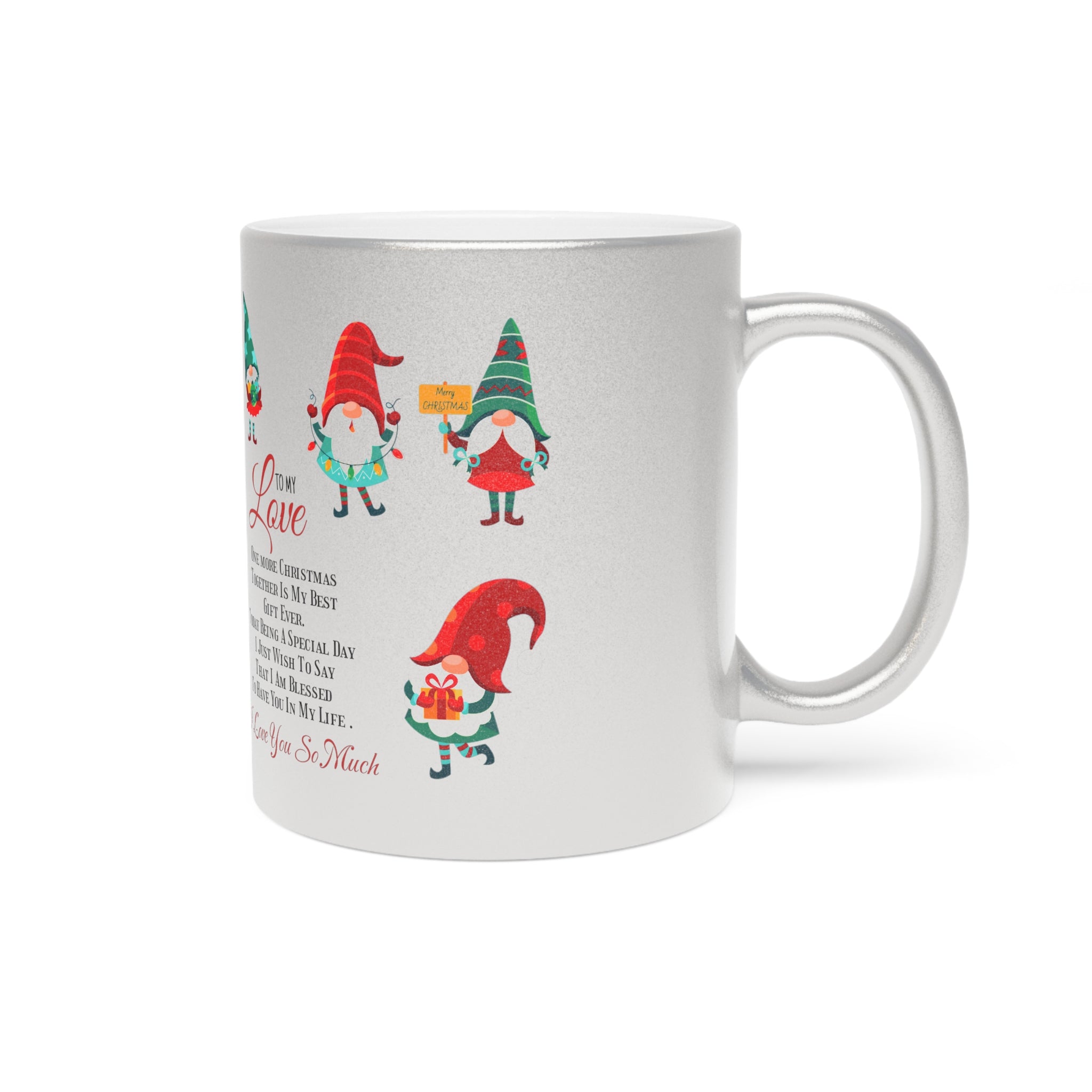 Metallic Mug (Silver\Gold) Merry Christmas to my Love