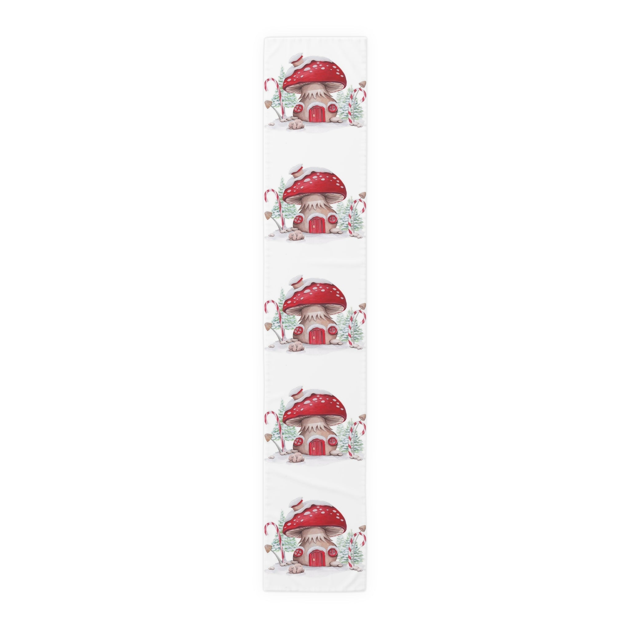 Table Runner (Cotton, Poly) Christmas decoration Mushrooms