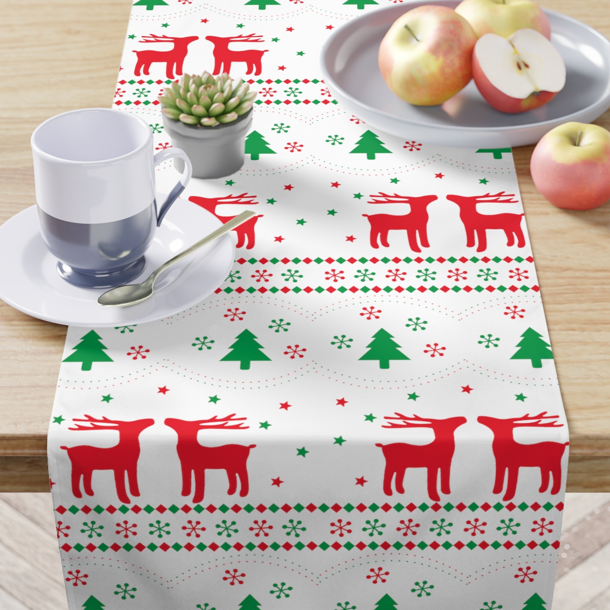 Table Runner Christmas pattern