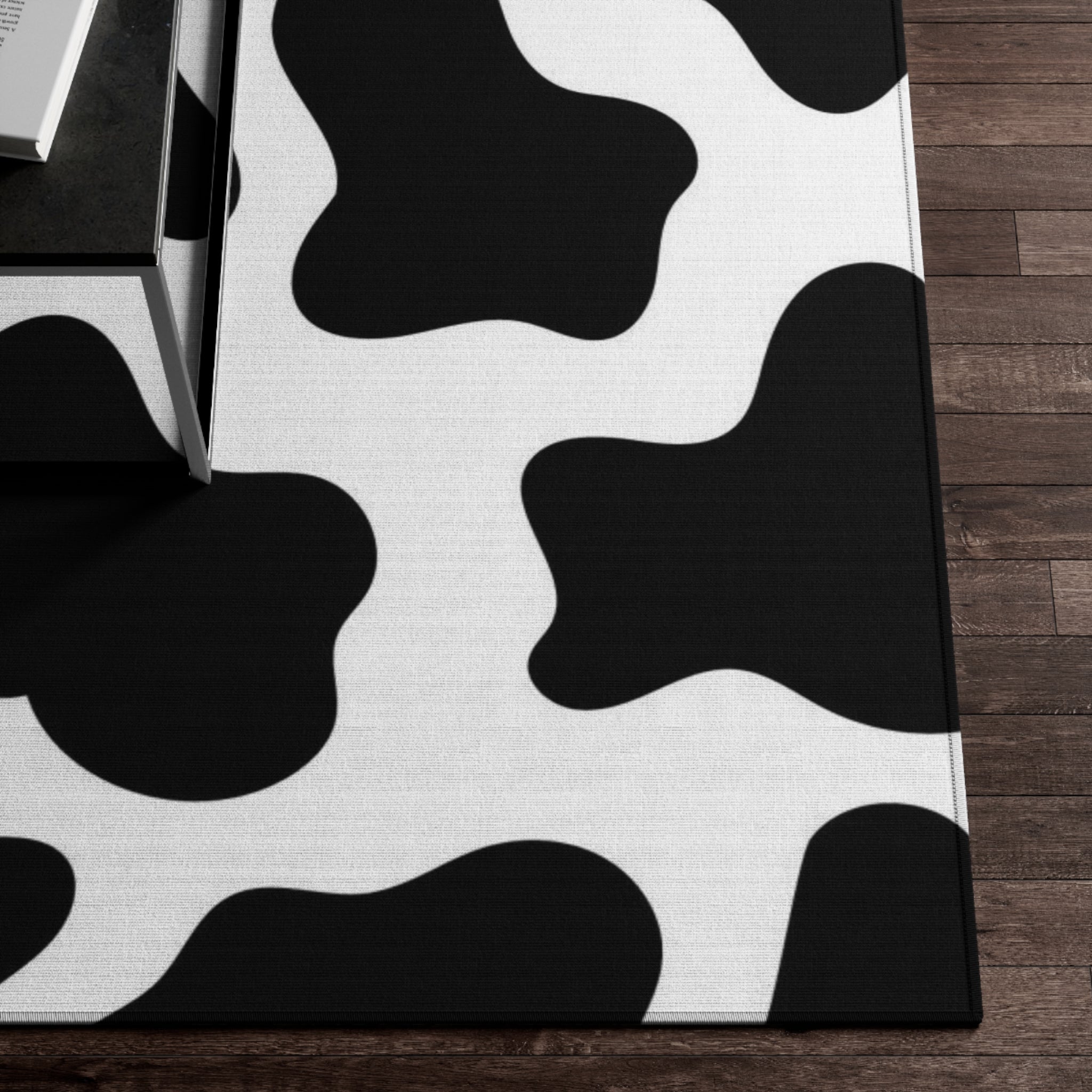 Dornier Rug Cow print,black and white