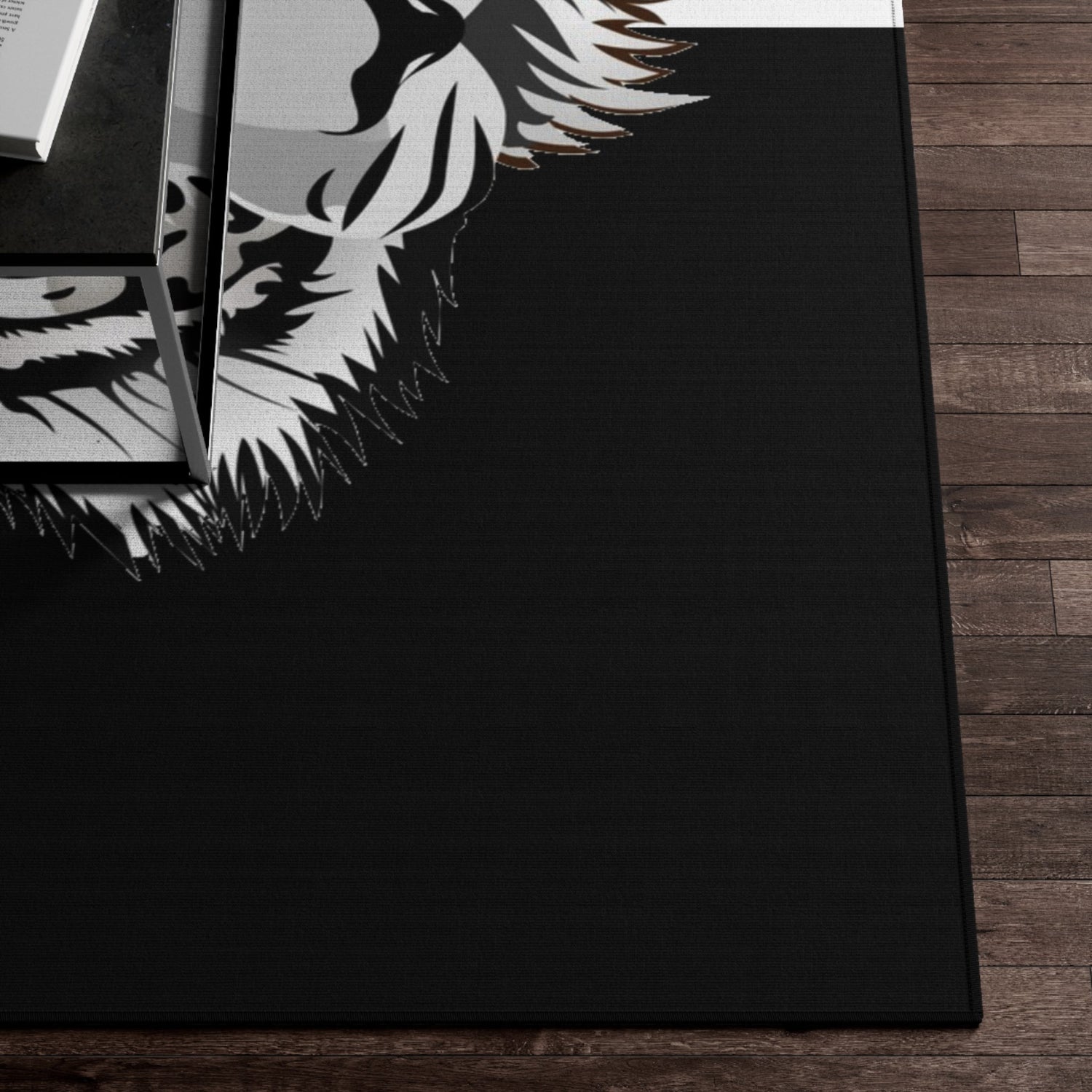 Dornier Rug Tiger Black White