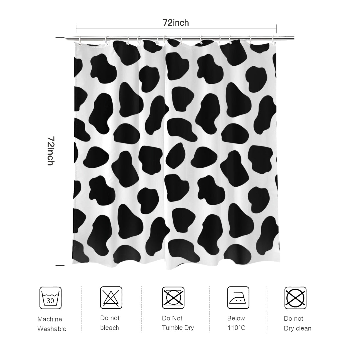 Bathroom Set cow-print