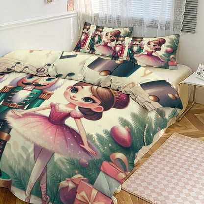 3-Piece Bedding Set-102&quot;x90&quot;/ 259x229cm (Dual-sided Printing)