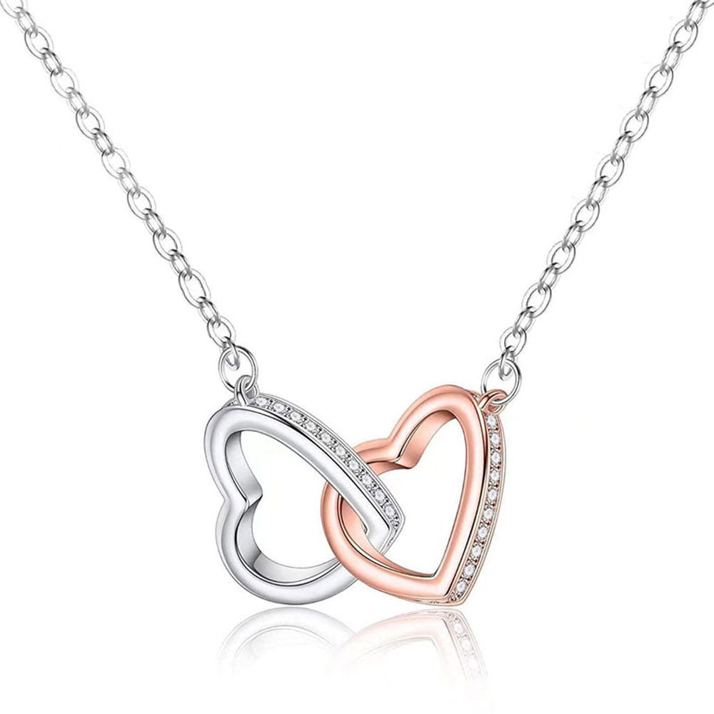 858. Connected Hearts Necklace