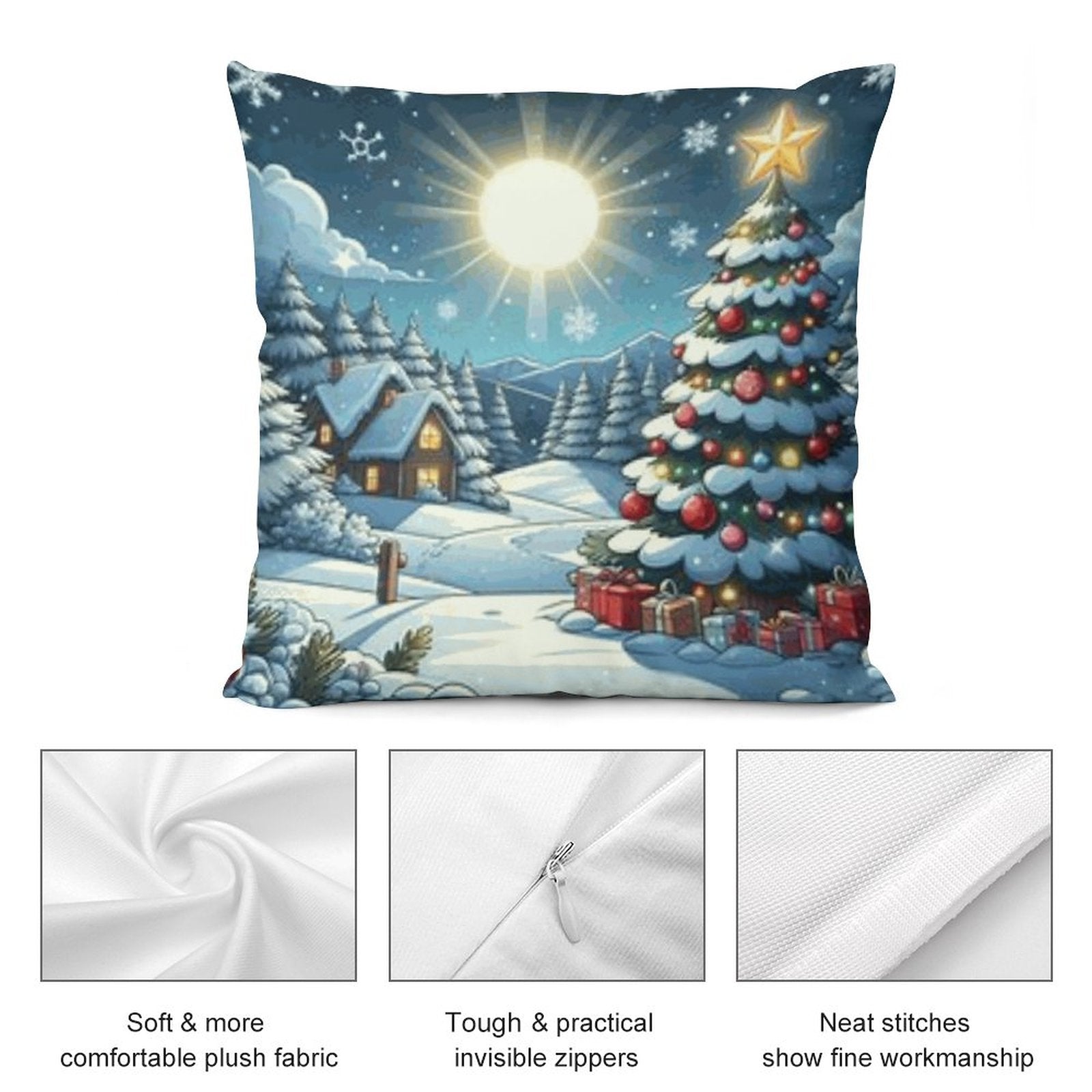 Plush Pillowcase Set of 4