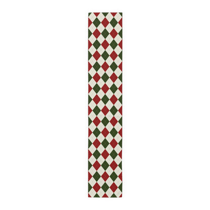 Table Runner (Cotton, Poly) Xmas decor pattern