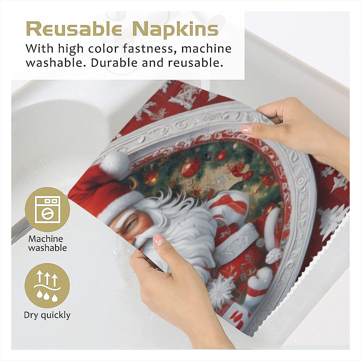 Santa Claus Christmas decoration Napkins