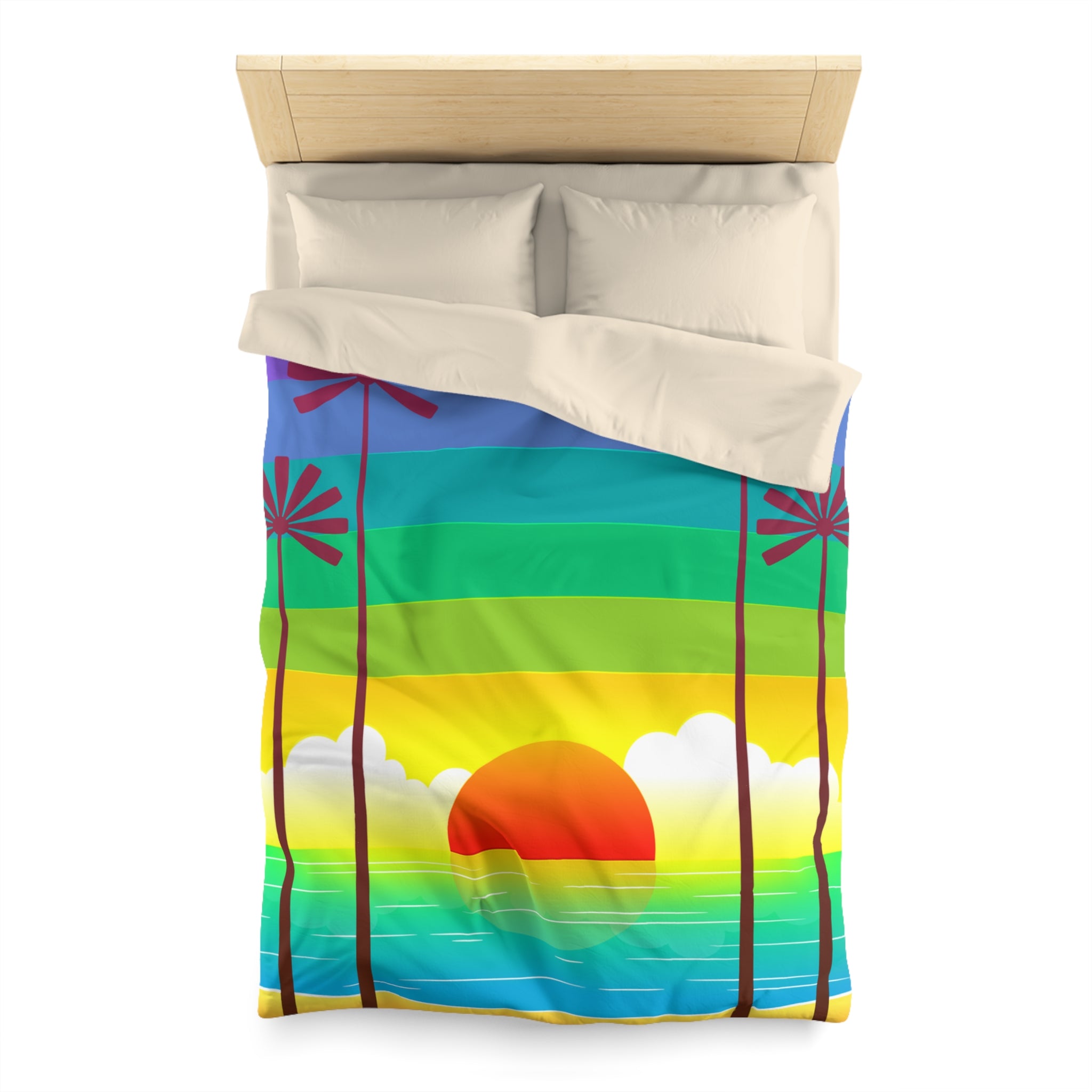 Microfiber Duvet Cover Sunset