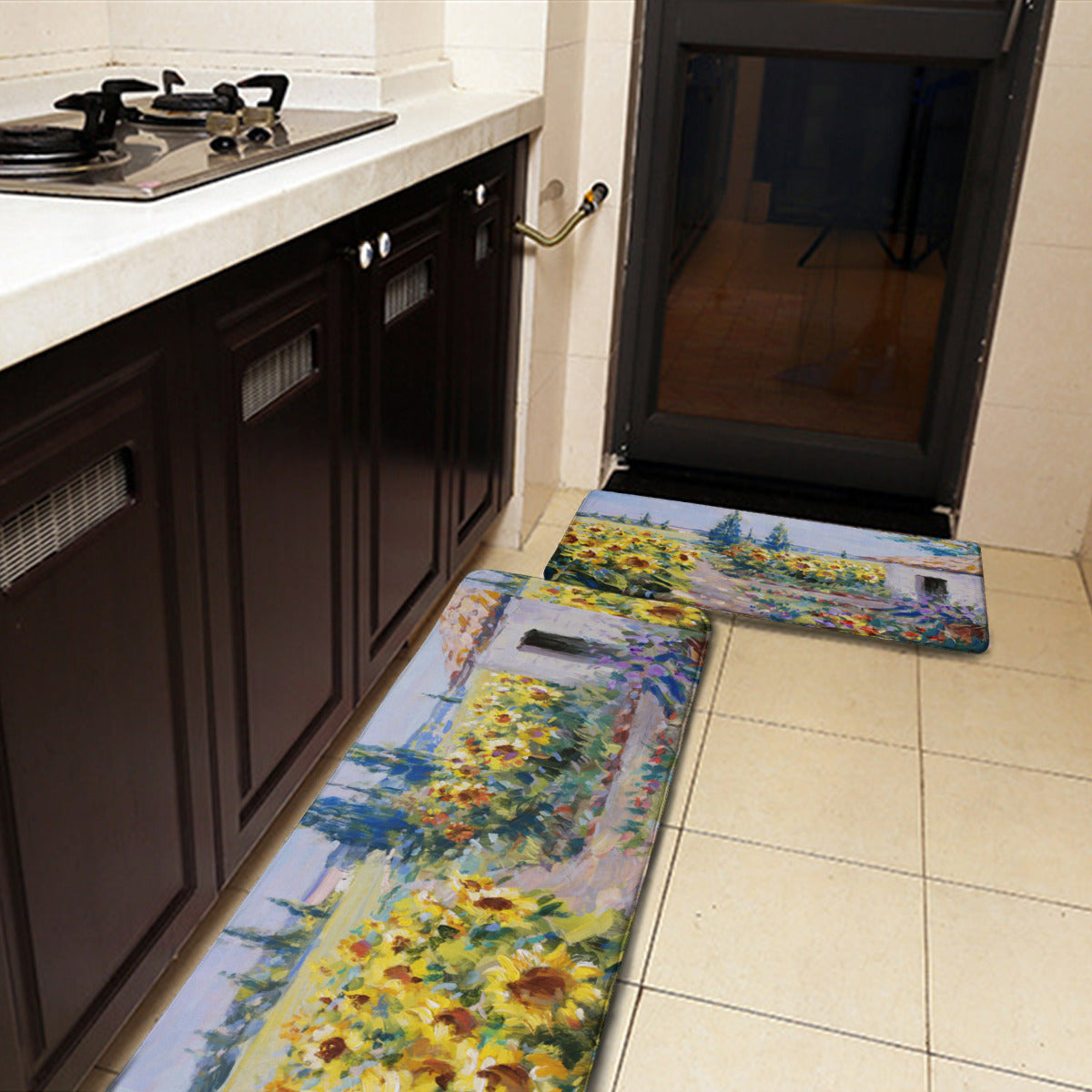 Kitchen Mat Sunflowers