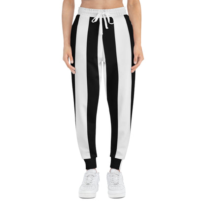 Athletic Joggers (AOP) black and white