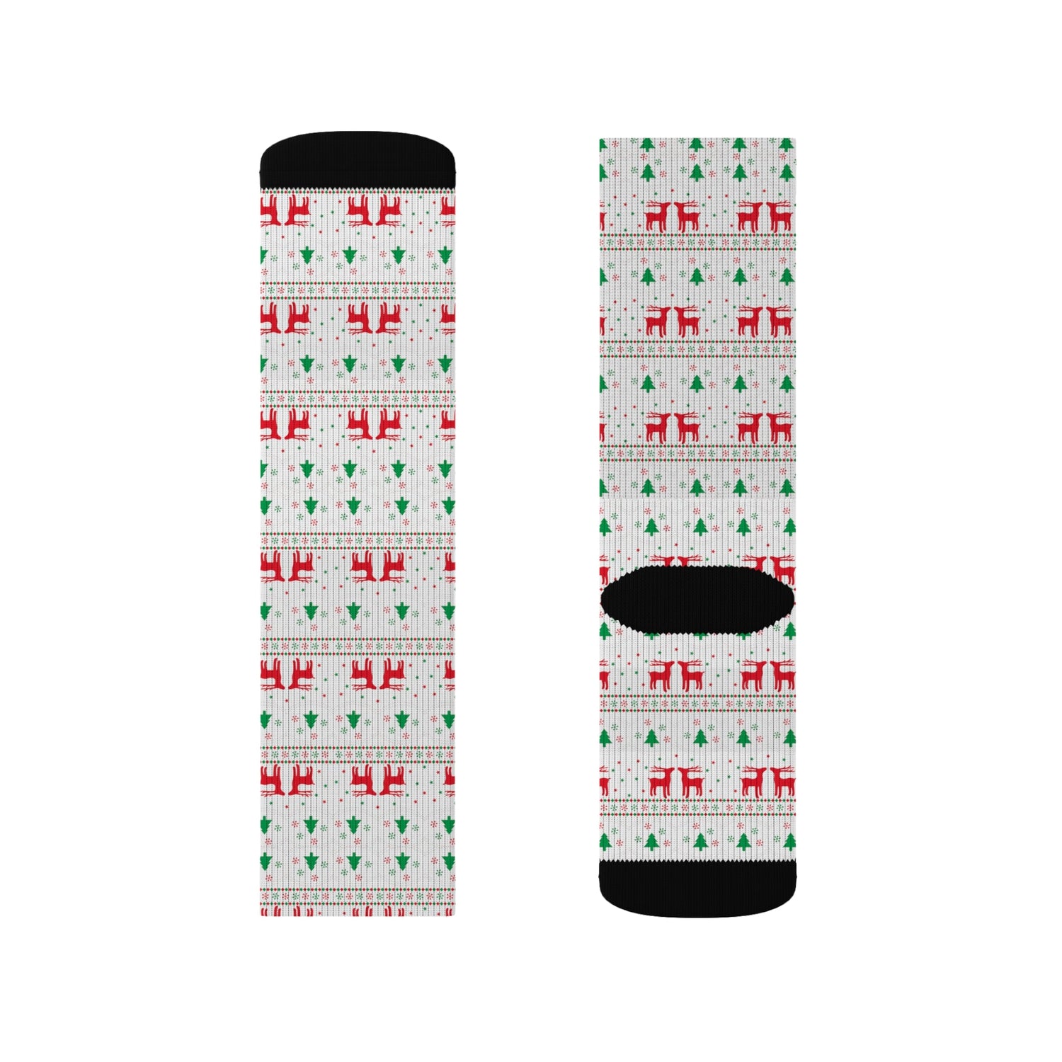 Sublimation Socks Christmas pattern