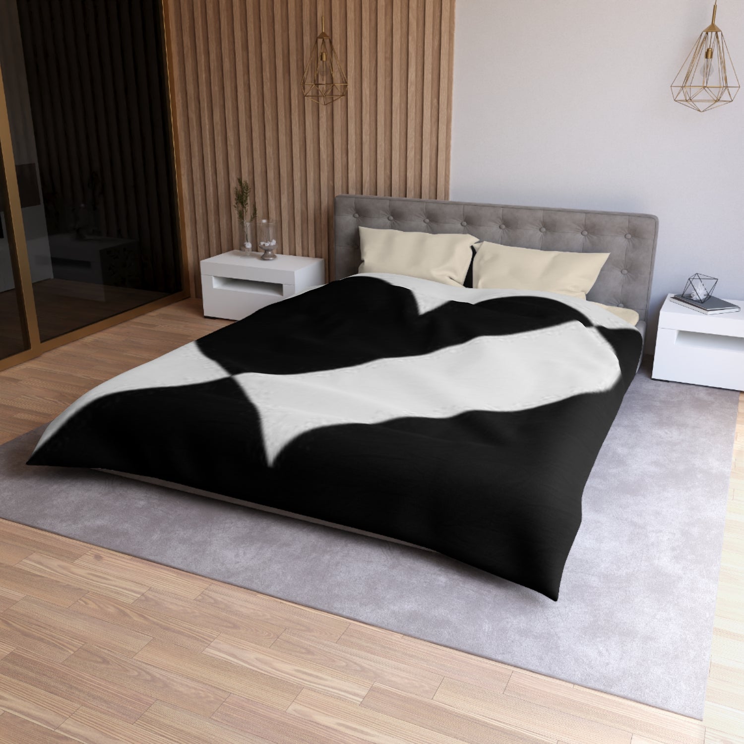 Microfiber Duvet Cover Heart