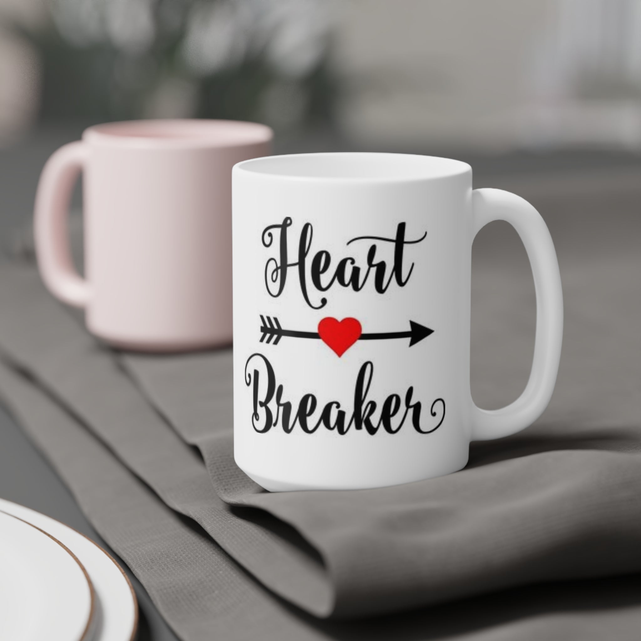 Ceramic Mugs (11oz\15oz\20oz) Heart breaker