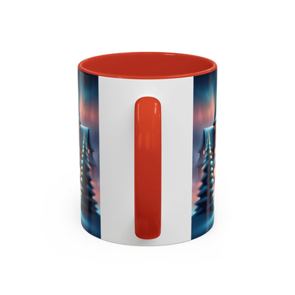 Accent Coffee Mug Winter Scenery Christmas