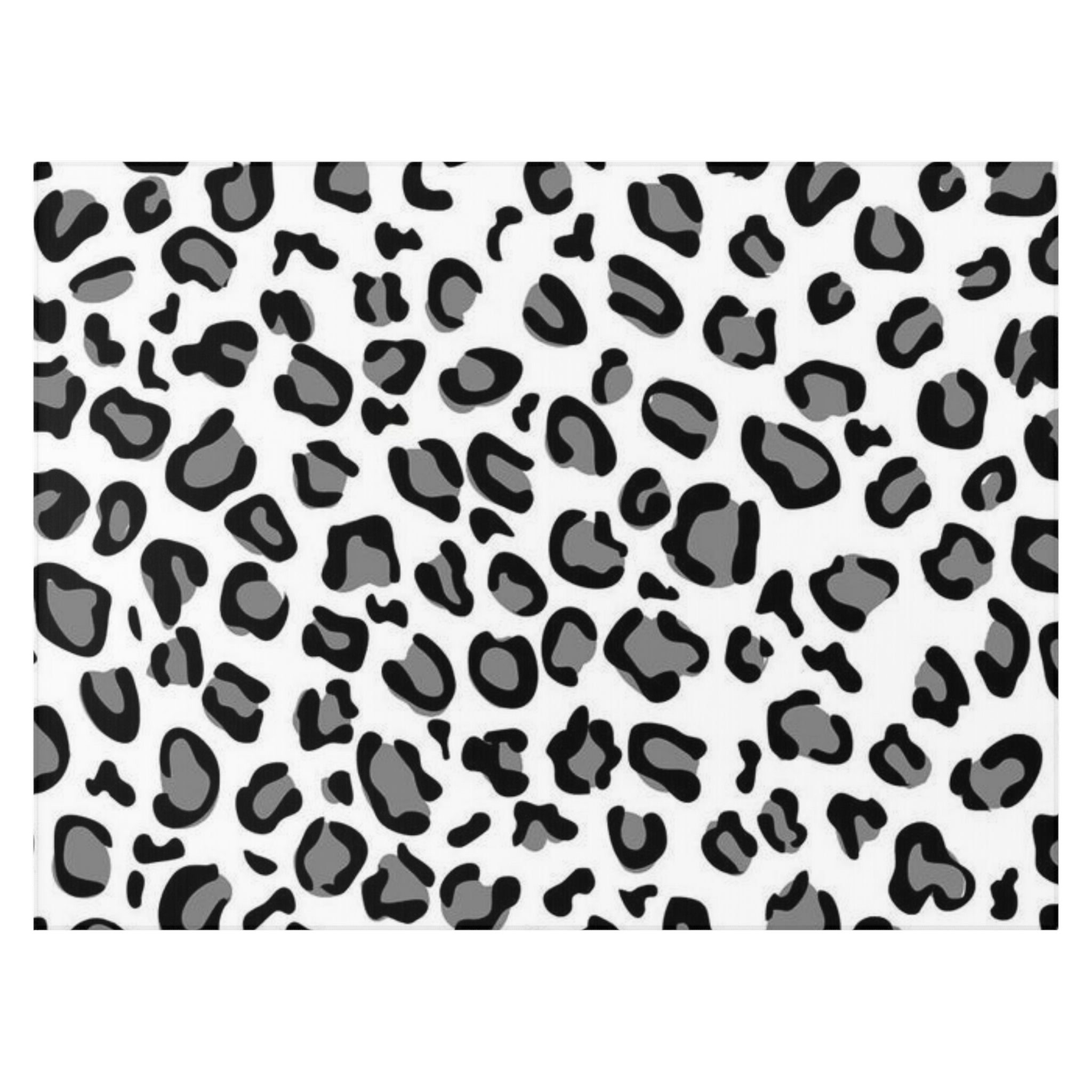 Dornier Rug Leopard,black, white and grey