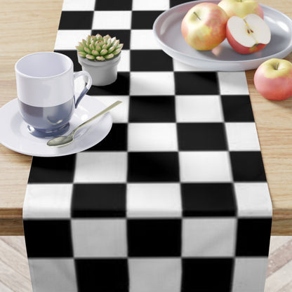 Table Runner Black and White