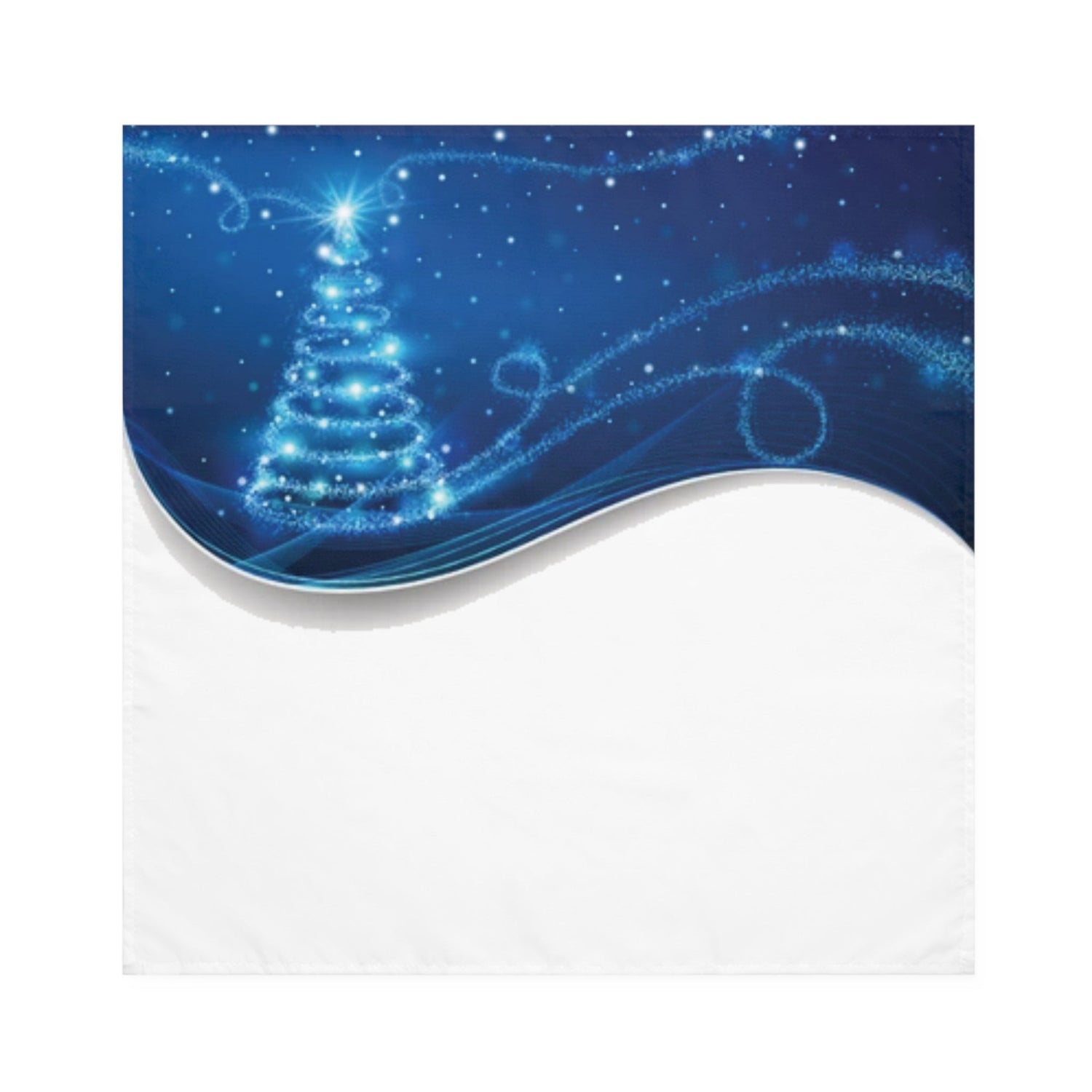 Napkins blue Christmas