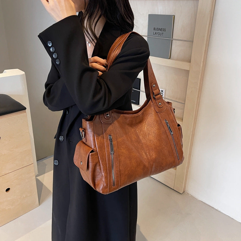 Large capacity tote bag shoulder bag crossbody bag for women