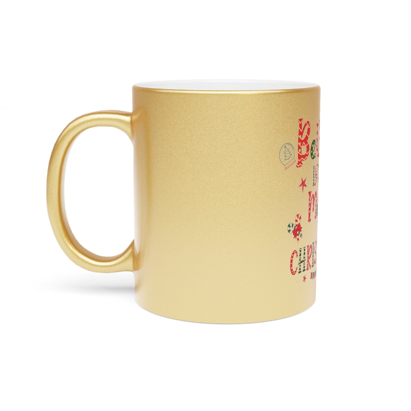 Metallic Mug (Silver\Gold) Believe in the magic of Christmas