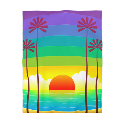 Microfiber Duvet Cover Sunset