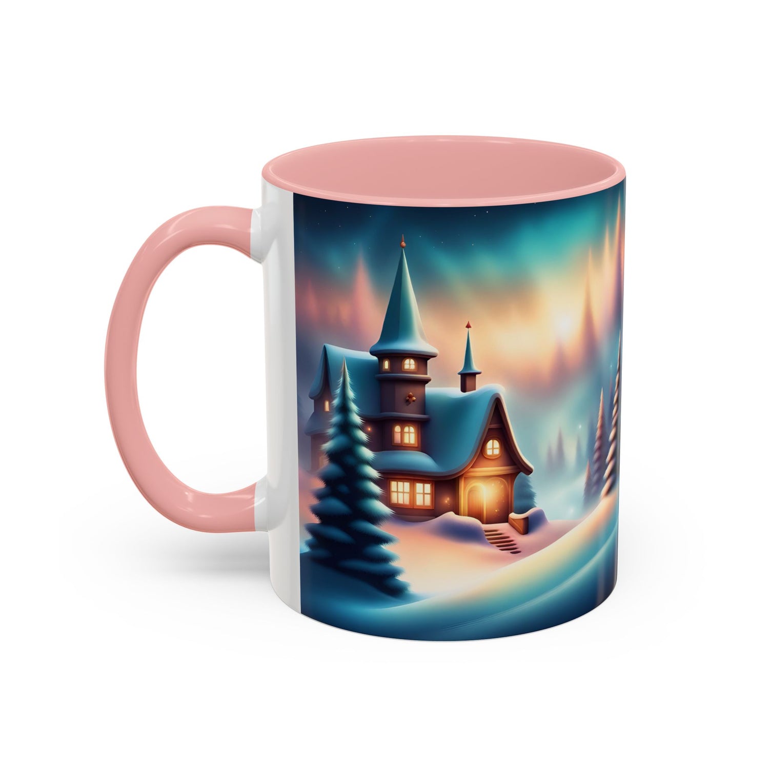 Accent Coffee Mug Winter Scenery Christmas