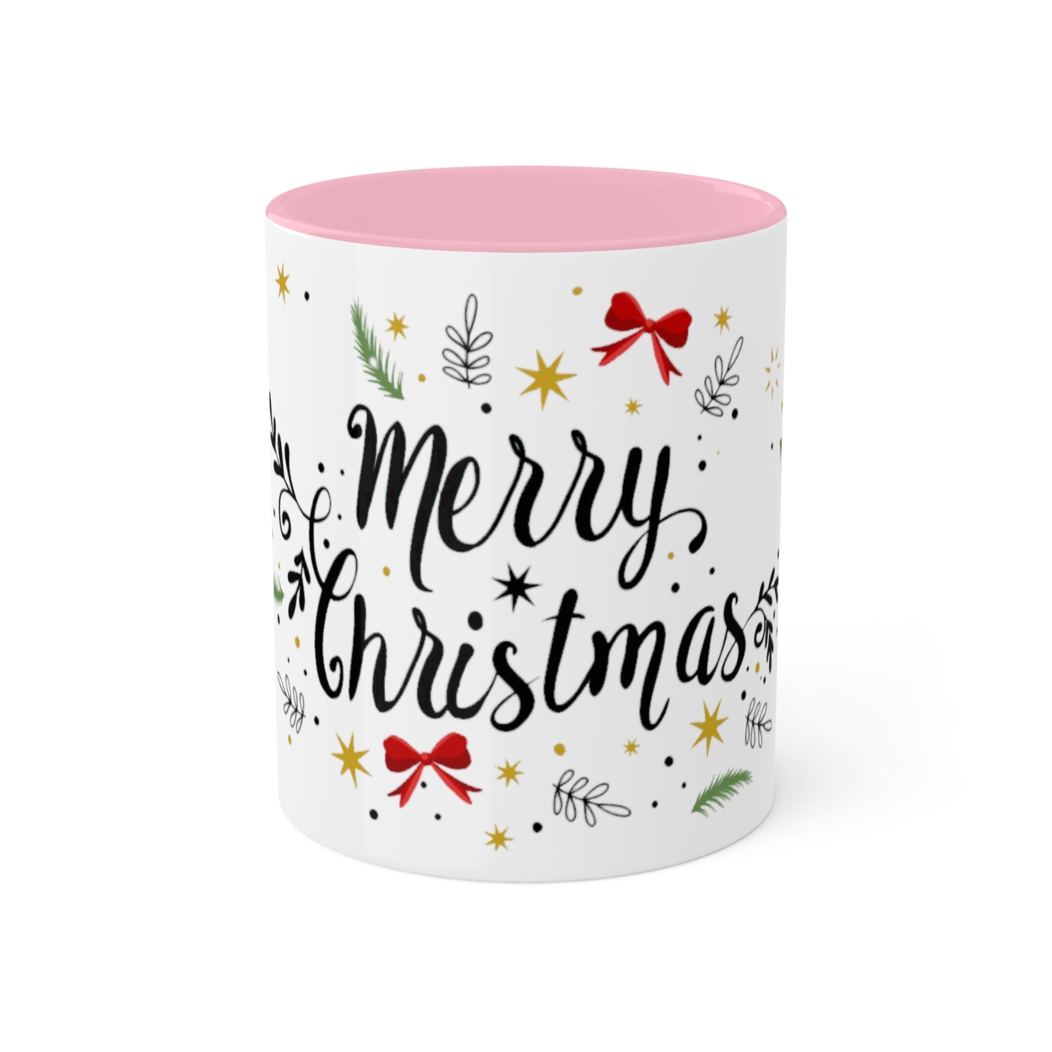 Merry Christmas Colorful Mugs, 11oz