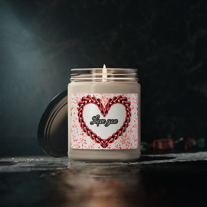 Scented Soy Candle Love You