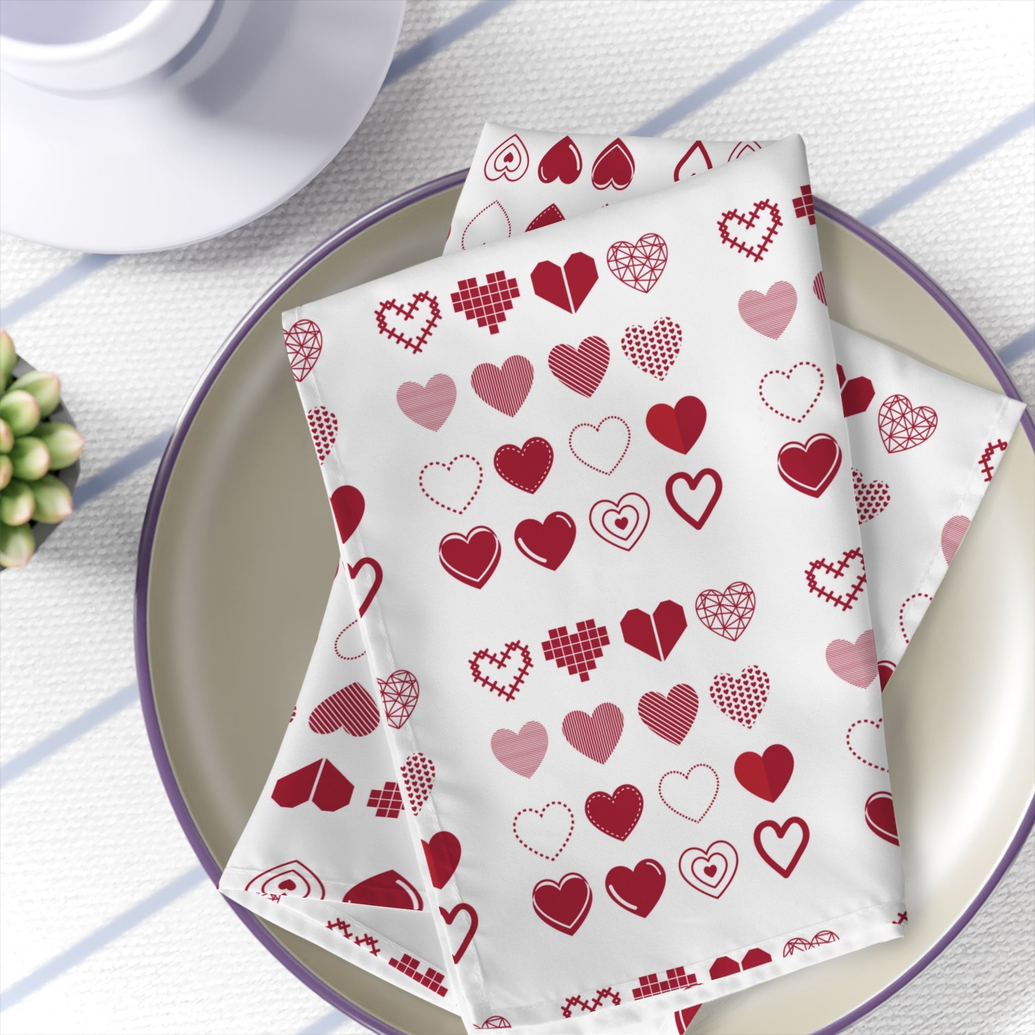 Napkins Hearts