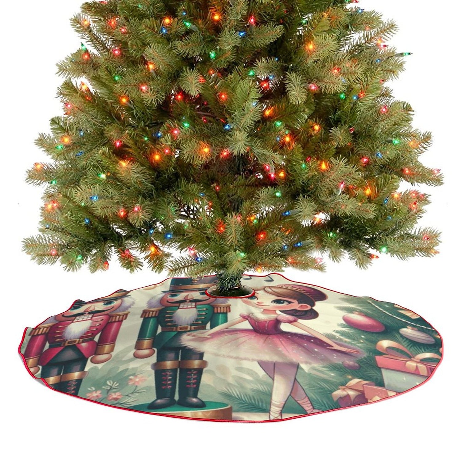 Christmas Tree Skirt Nutcracers