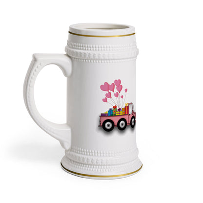 Stein Mug Truck with balloons