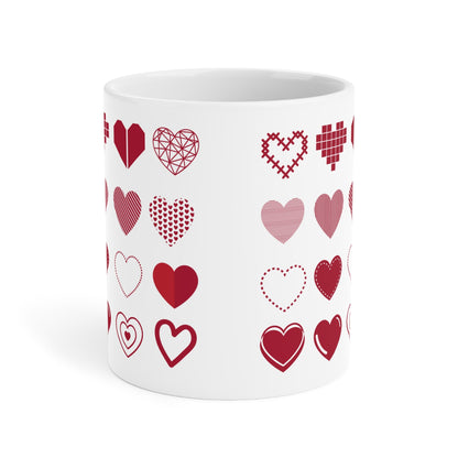 Ceramic Mugs (11oz\15oz\20oz) Hearts