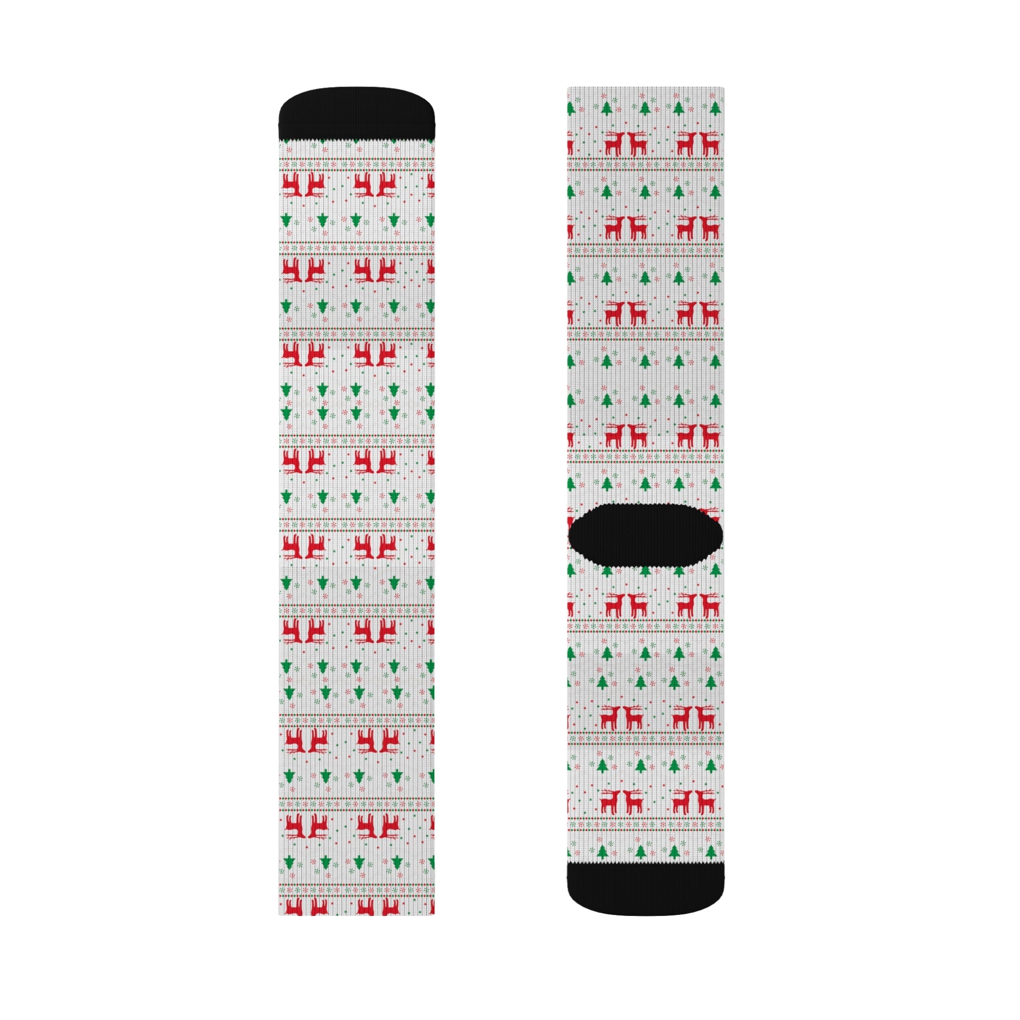 Sublimation Socks Christmas pattern