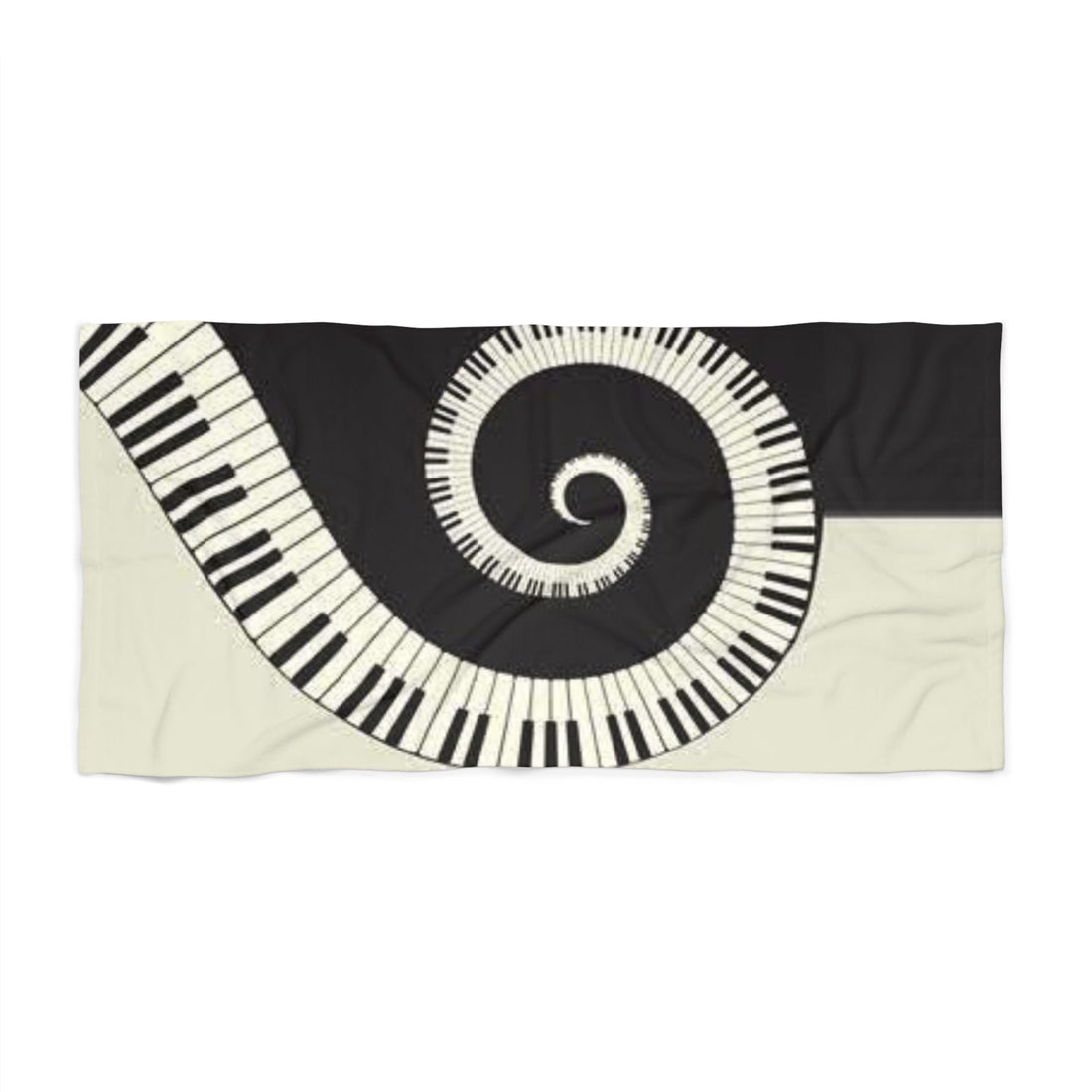 Beach Towel piano keys design