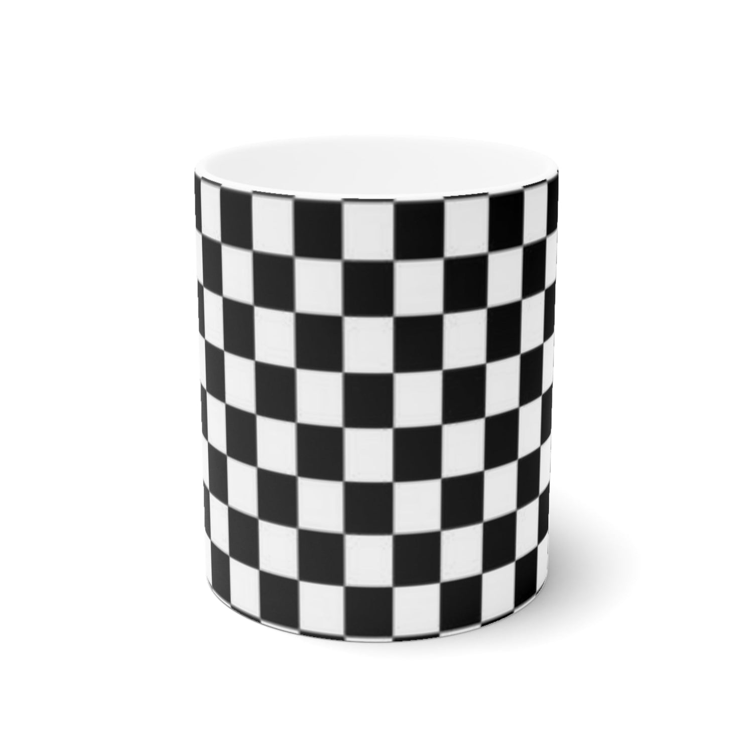 White Ceramic Mug, 11oz and 15oz Black and White