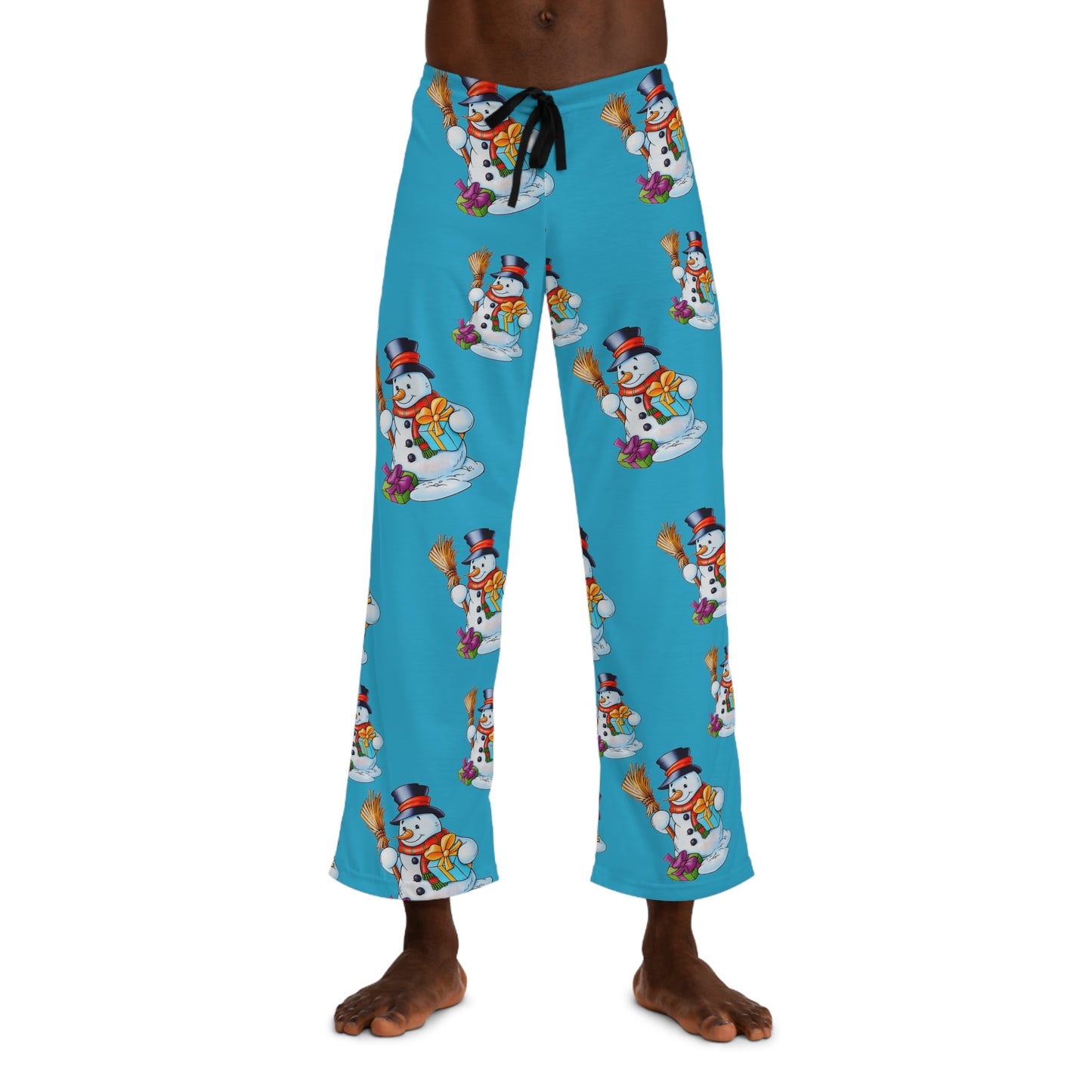 Men's Pajama Pants (AOP) Snowmans