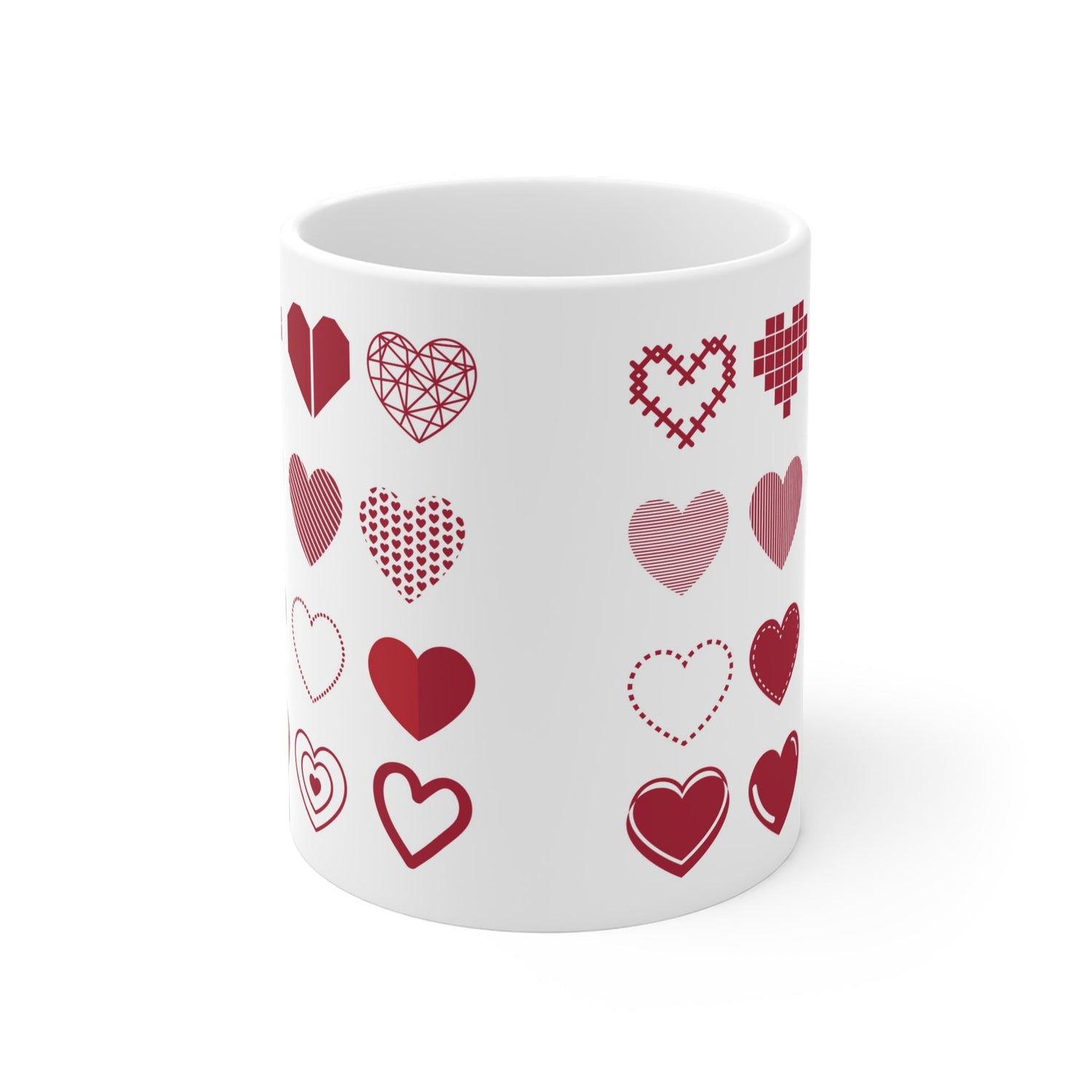 Ceramic Mugs (11oz\15oz\20oz) Hearts