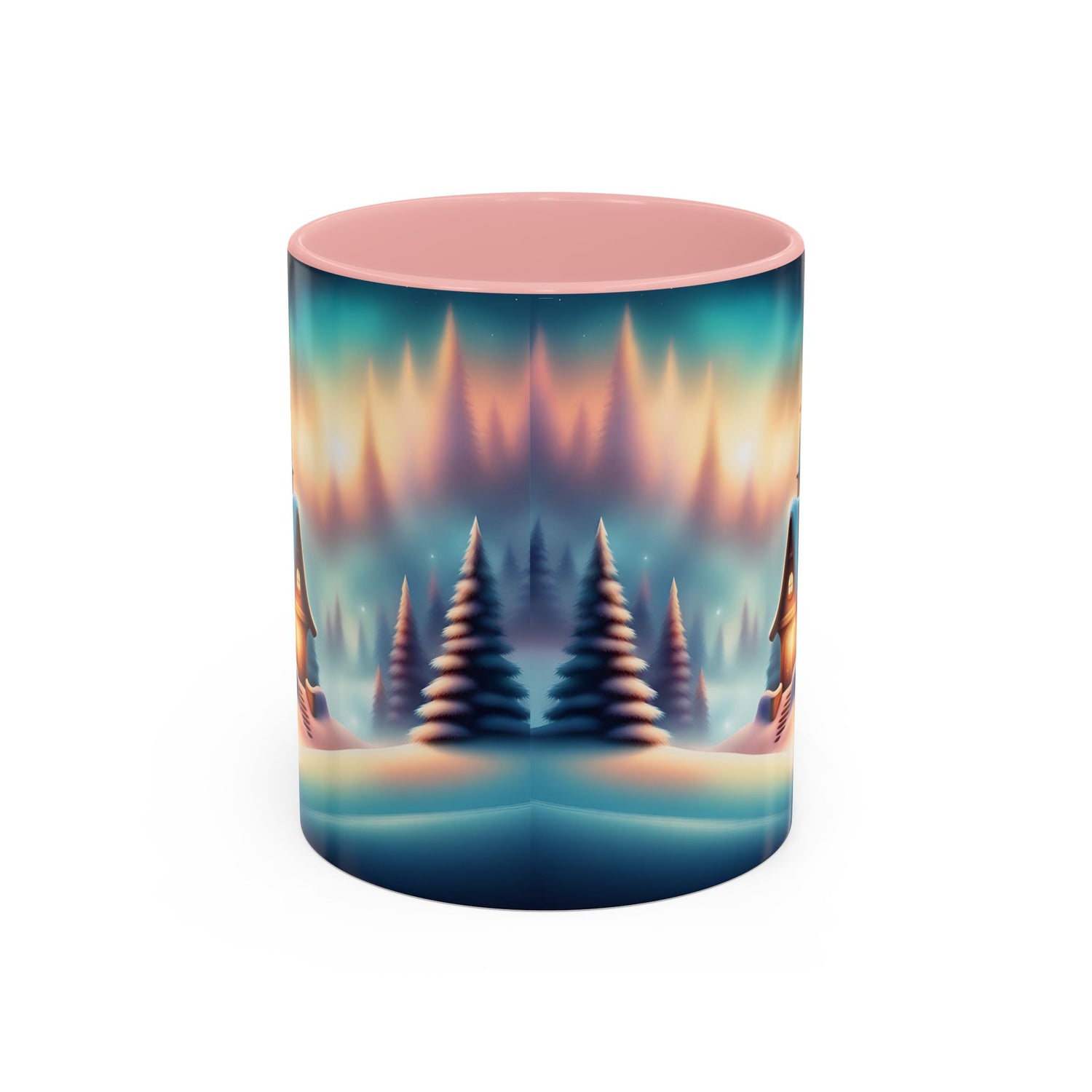 Accent Coffee Mug Winter Scenery Christmas