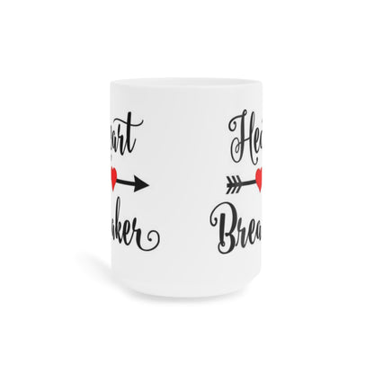 Ceramic Mugs (11oz\15oz\20oz) Heart breaker