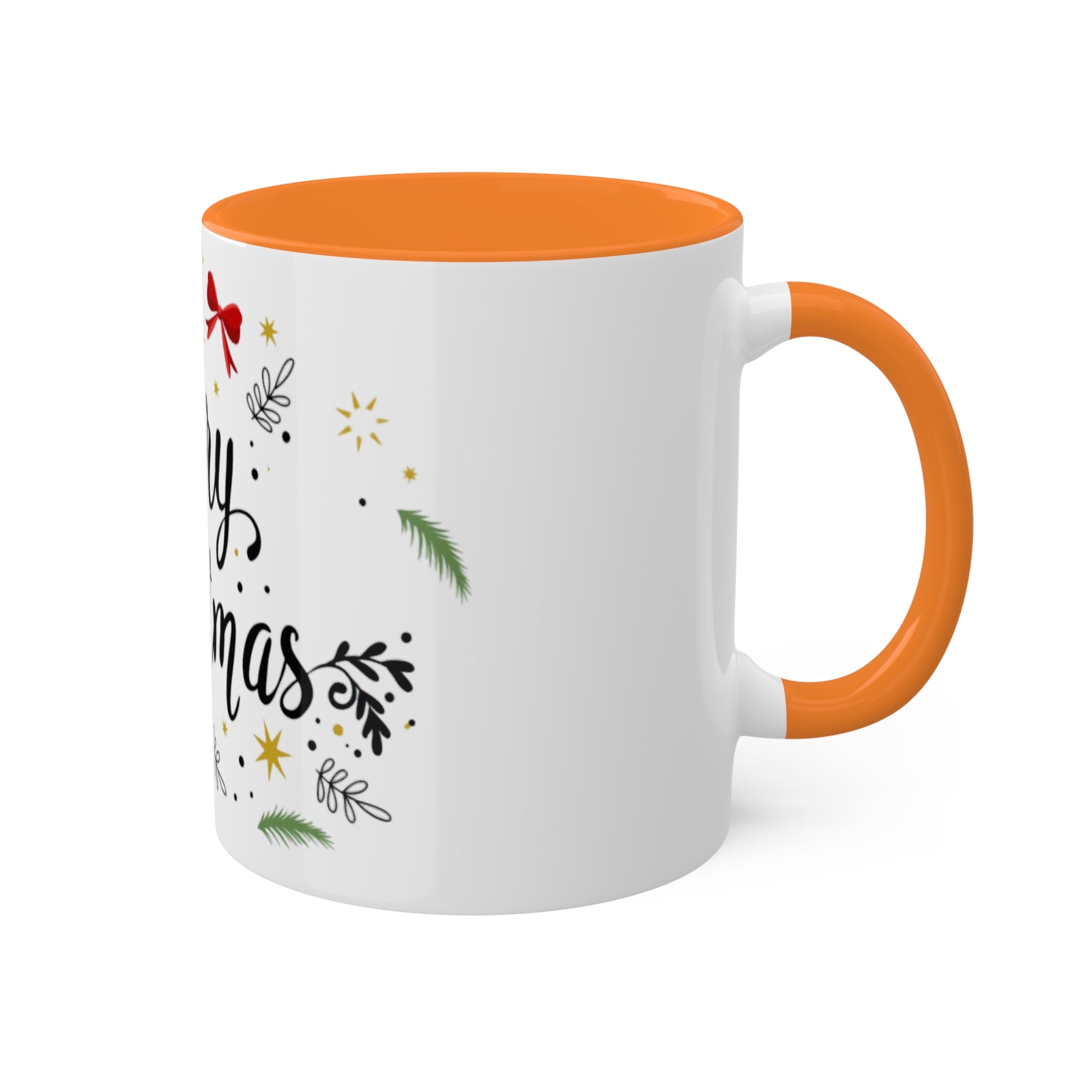 Merry Christmas Colorful Mugs, 11oz