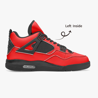 698. AJ4 Basketball Sneakers -Black Red