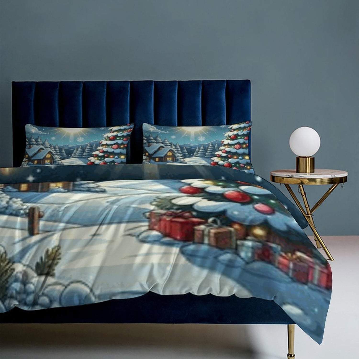 3-Piece Bedding Set-86&quot;×70&quot;/ 218×177cm (Dual-sidede Printing)