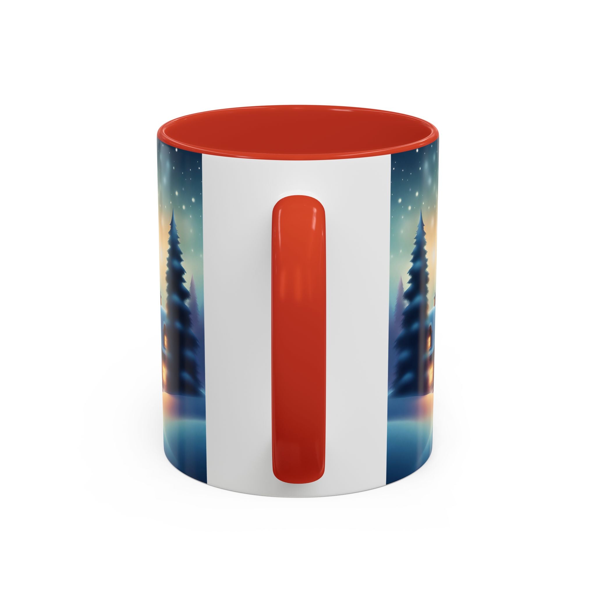 Accent Coffee Mug Winter Scenery