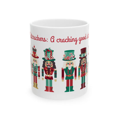 Ceramic Mug Coffee and Nutcrackers: A cracking good start to my day!