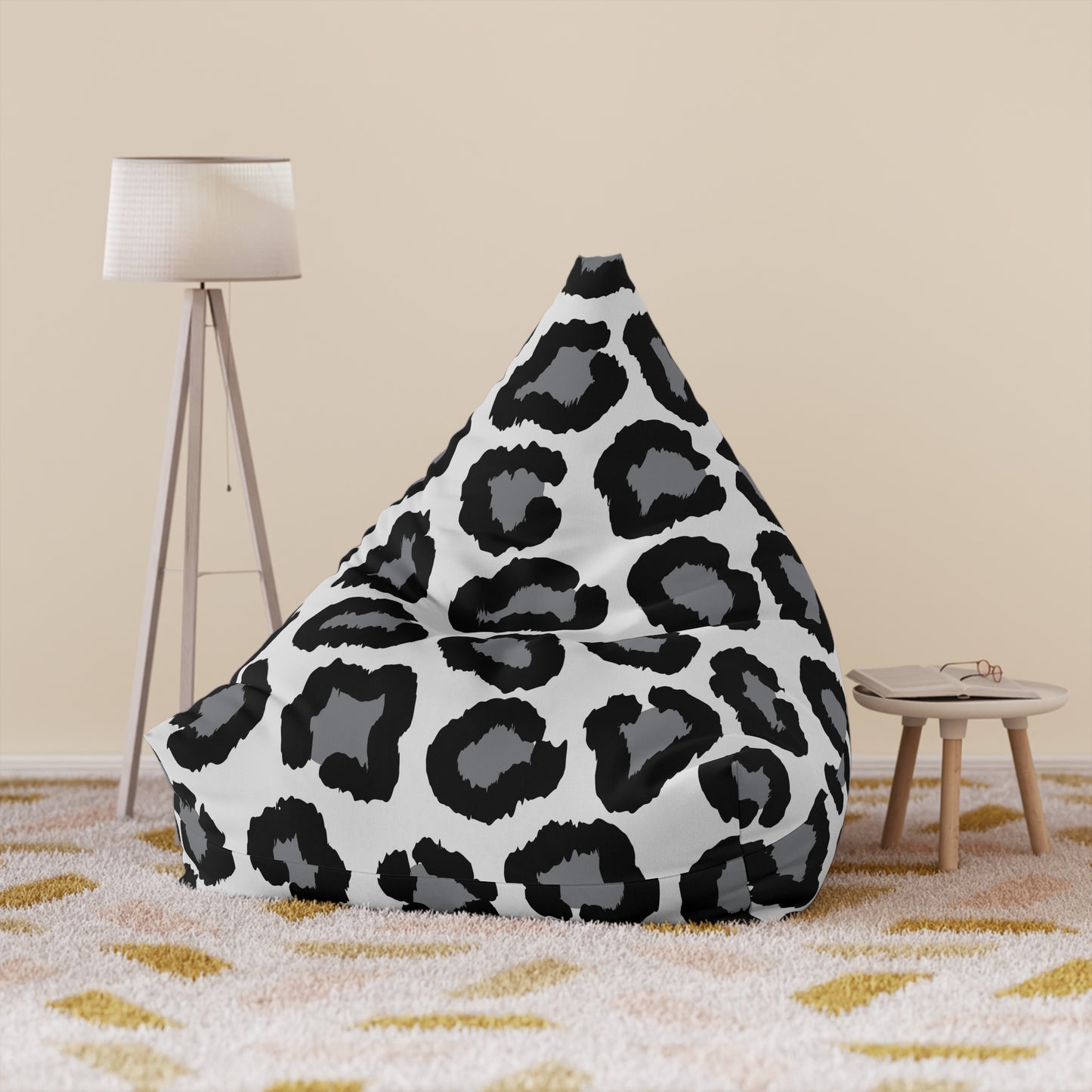 Bean Bag Chair Cover Leopard Print - HomeClothesJewelry