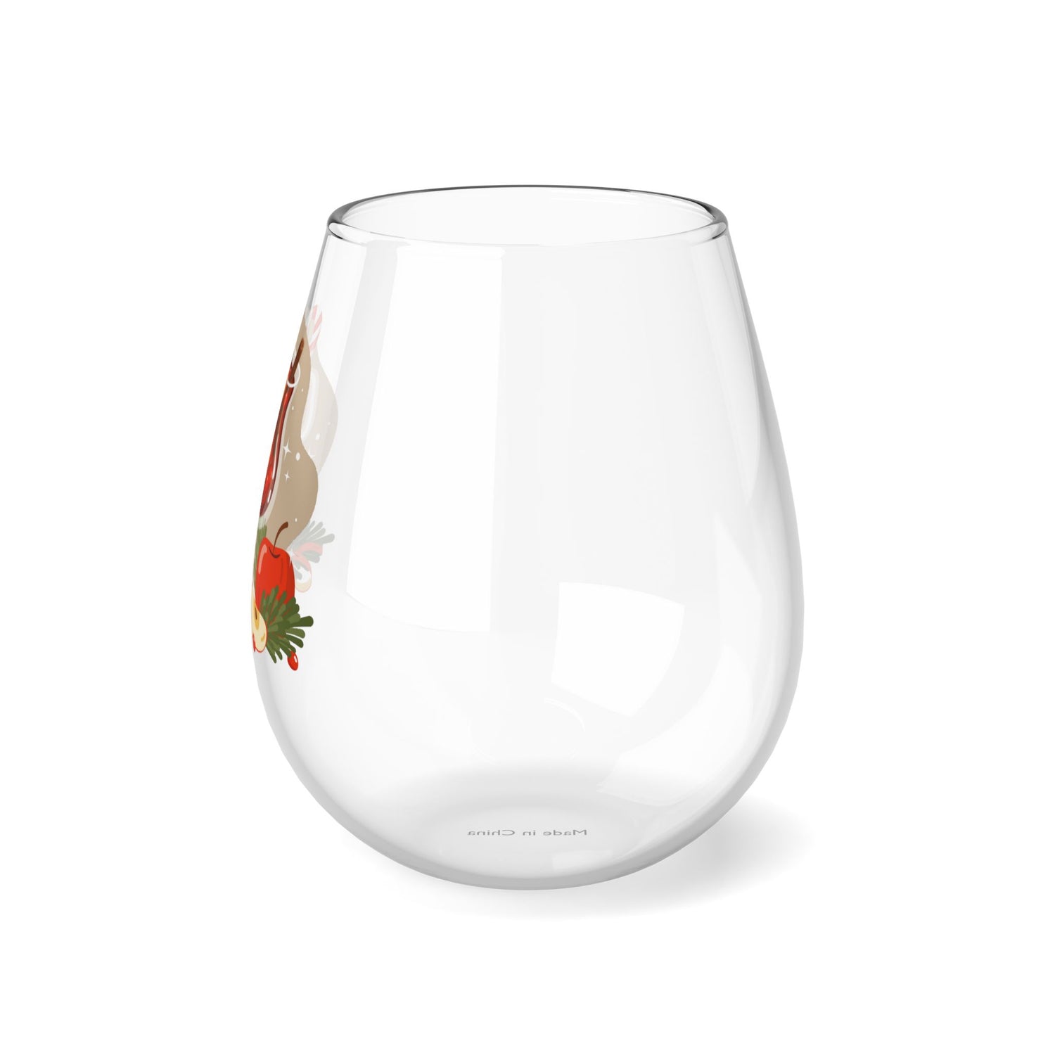 Stemless Wine Glass, 11.75oz Christmas drink