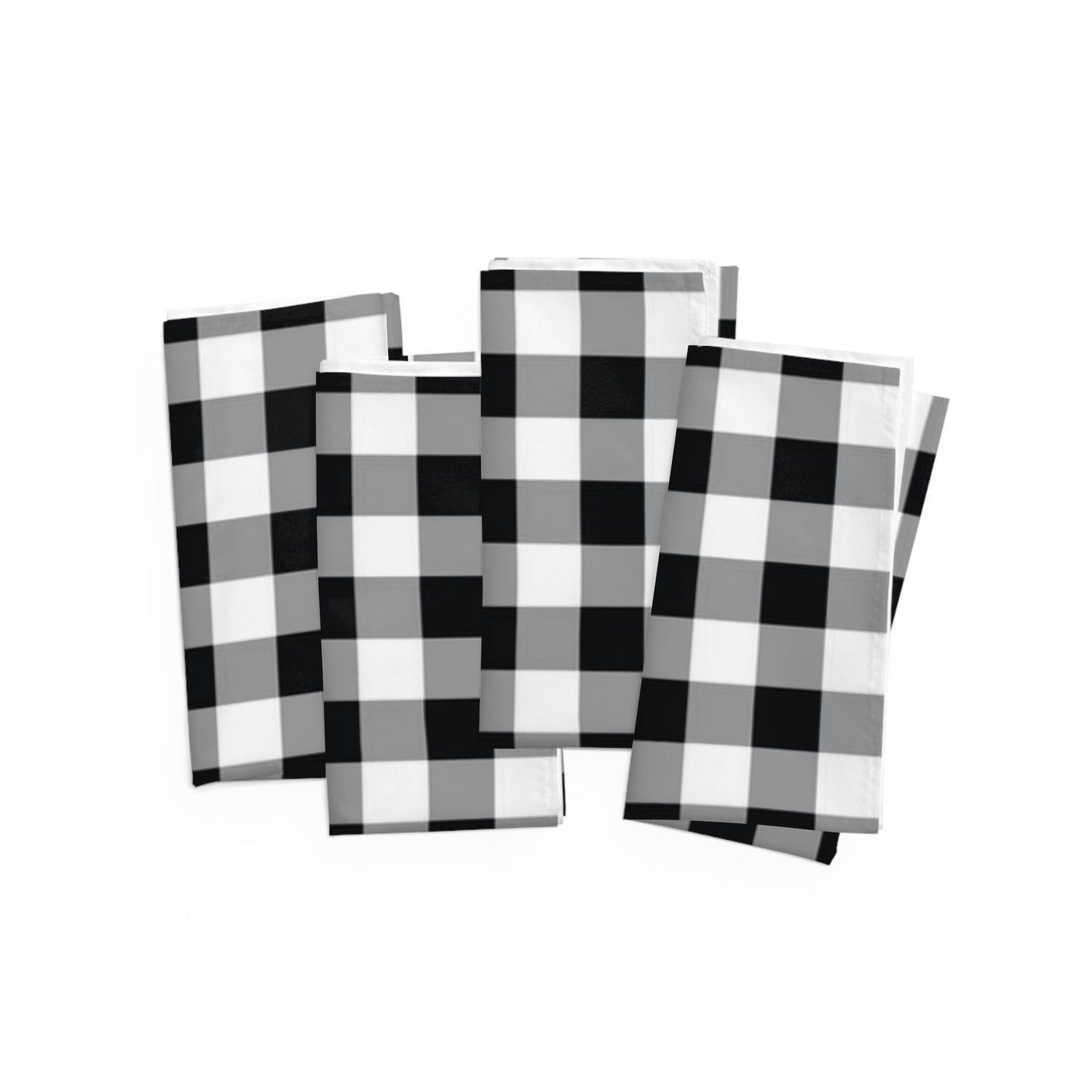 Napkins black and white